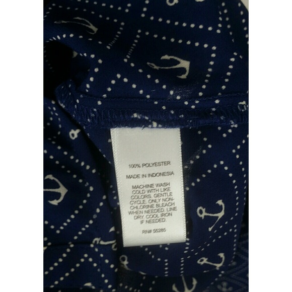 Express Portofino Anchor Shirt Original Fit Large - Picture 6 of 7